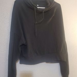 Lounge life cropped hoodie